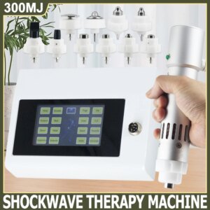 300MJ Professional Shockwave Therapy Machine For ED Treatment Relieve Ankles Sprain Pain Shock Wave Massager Portable Massager