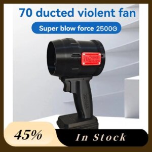 The New Violent Fan High-Power Brushless Hair Dryer Handheld Turbo Jet Fan Electric Blower For Battery
