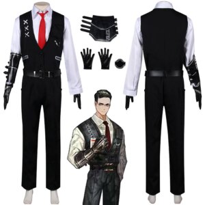 MeurSault Cosplay Fantasy Anime Game Limbus Company Costume Disguise Adult Men Roleplay Fantasia Outfits Male Halloween Cloth