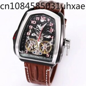 Double Cruiser Turbocharged 100M Waterproof Fully Automatic Tourbillon Mechanical Watch