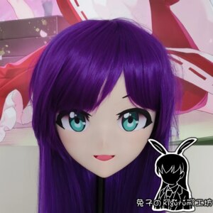 (RB919)Full Head Female Resin Cosplay Japanese Role Play Kigurumi Mask Crossdresser Doll Transgender Mask