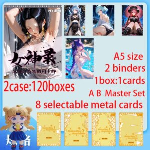 Newest “Goddess Record” A5 Size Waifu Boards Goddess Story Collection Card Swimsuit Bikini Booster Box Habbies Gift
