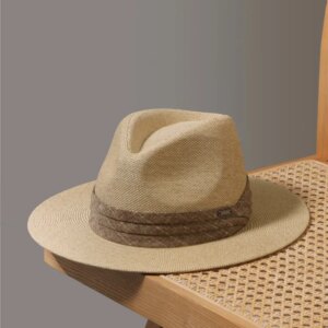 Spring and summer new hat male gentleman middle-aged elderly flat eaves fashion leisure big shade