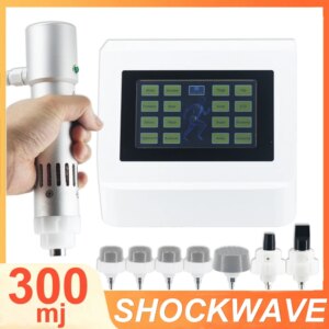 300MJ Professional Shockwave Therapy Machine For ED Treatment Shoulder Neck Pain Relief Massage Body Muscle Relaxation Massager