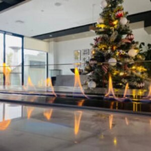 Auto Smart Bio ethanol kamin 60 inch large indoor alcohol burner electric fireplaces with heat