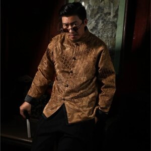 New Chinese heavy embroidered men’s coat