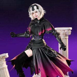 AnimeFate/Grand Order Black Joan of Arc Cosplay Costume Halloween Carnival Women’s Dress Accessories Props Uniform Set
