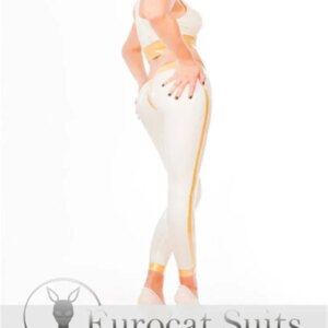 customized latex leggings men eurocat suits  latex trousers rubber fetish customised  clubwear cosplay Sporty Ladies handmade