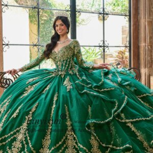 Princess Vestidos De Años Quinceanera Dress Customized Applique Crystals Diamonds Mexi Dress For 15 Year Birthday