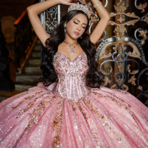 Customized Shiny Pink Off Shoulder Quinceanera Dress Tull sequin applique crystal Lace Bow vestidos de 15 Quinceanera 