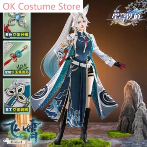 Honkai: Star Rail Feixiao National Style Women Cosplay Costume Cos Game Anime Party Uniform Hallowen Play Role Clothes Clothing