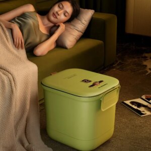 Remote Control Footbath Machine, Automatic Electric Fumigation Massage Foot Bath Heated, Constant Temperature Pedicure Baths