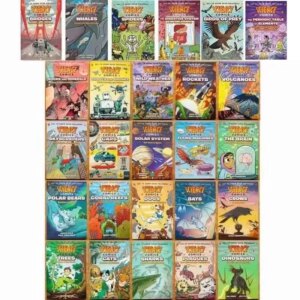 28 Books/Set Science Comics Children’s Exploration Cognitive Nature Popular Science English Picture Story Book