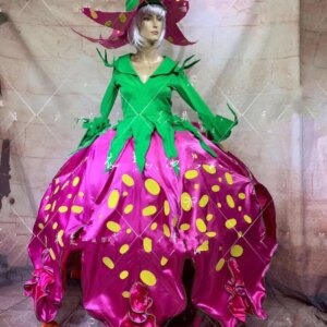 Bar large-scale party parade paradise petal car catwalk series gogo business costume