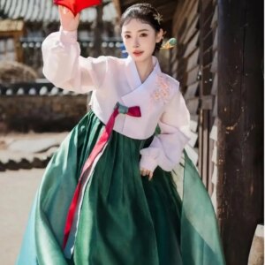 Hanbok Princess Korean Hanbok Dress Court Dress Ancient Photo Women Stage Performance Costume Loose Elegant Festival Hanbok