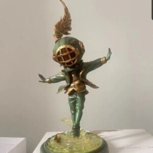Sank Toys Sank The Child Little Sank Dancing Alone Bronze Age Resin Painted Collection Figurine Figure Model Statue