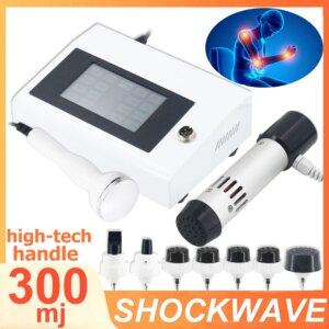 2in 1 Shockwave Therapy Machine ED Treatment Pain Relief Treating Tennis Elbow Ultrasonic Instrument Massage Body Muscle Relax