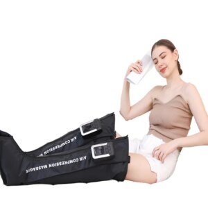 Wireless Portable Rechargeable 4 Chambers Sports Recovery Full Leg Compression massager Lymph Drainage Boots With 3200mAh