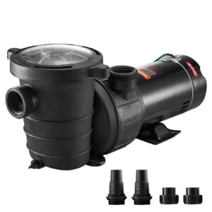 “1.5HP Pool Pump – 5280 GPH, Self-Priming – ETL Certified for Above-Ground Pools”