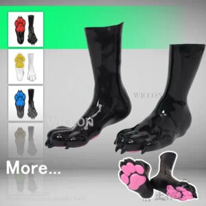Anime Animal Furry Cosplay Genshin Impact Dog Socks Cover Jirai Kei Puppy For Man Woman Cutecore Cute Sexy RoleplayClothes