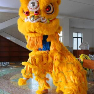 NEW Lion Mascot Costume Dance Wool Southern Lion Mascot Costume Suits Cosplay Party Game Dress Outfits Clothing Advertising