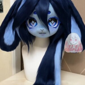 Yis cosplay Custom Furry head Kigurumi Head Cosplay Kemono Fursuit Handmade Headsets Beast Customized Fursuit Kemono Head