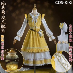 COS-KiKi Identity V Anne Lester Toy Merchant QiZhen Fashion Game Suit Dress Uniform Cosplay Costume Halloween Party Outfit