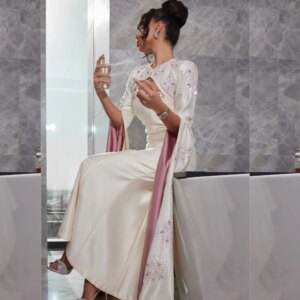Customized s Beading Draped Quinceanera A-line V-Neck Bespoke Occasion Gown Long Dresses