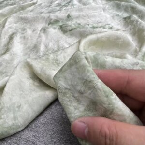 Tie-Dyed Dirty Dyed Real Silk Hollow Fabric Suit Dress Fabric