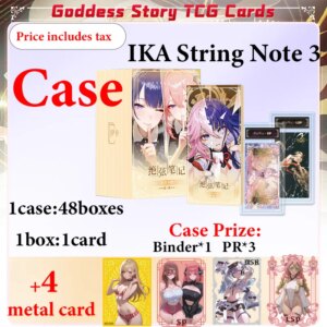 New IKA String Note 3 Card Goddess Story Waifu Collection Cards Bikini Swimsuit Design for ACG CCG TCG Fans Gift