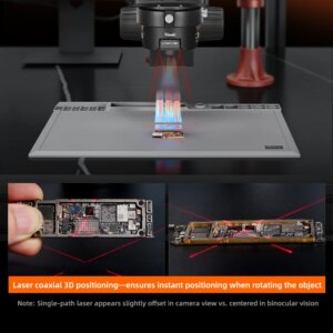 QIANLI 6558Gorilla Trinocular Microscope 6.5X-58X High-defination Rabbit Cage Explansion 95% High-CRI Lighting Adjustment