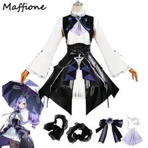 Vivian Sakura Matou Cosplay Game Zenless Zone Zero Costume Sweet Purple Black Lolita Dress Women Female Halloween Party Suits