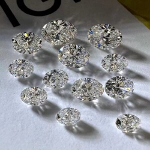 Ruif 1-5ct Oval Shape Lab Grown Diamond With IGI Certificate HPHT CVD Diamonds Loose Stone for Fine Jewelry Making