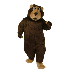 Brown Fur Boris Bear Mascot Costume Adult Size Deluxe Plush Brown Bear Mascotte Mascota Outfit Suit Fancy Dress SW504
