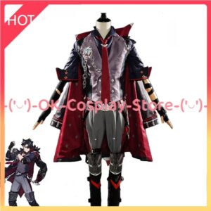 [Custom Made] Game Genshin Impact Wriothesley Cosplay Costume Fancy Party Suit Halloween Carnival Uniforms Anime Clothing