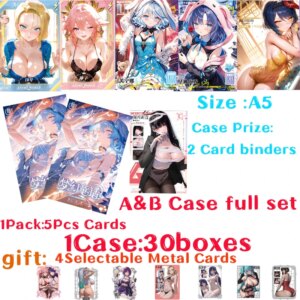 New A5 Size Board Hobby Collection Card dreamy fairy tale Hu Tao, Kafka, Furina, Rem Doujin Spicy Card Peel Board Toys Gifts