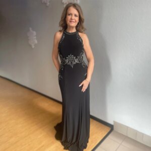 Elegant Mother of the Groom Dress for Wedding Applique Black Formal Evening Party Gowns Long Mermaid Woman’s Wedding Guest Dress