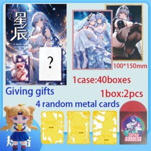 2024New Goddess Colored Paper Card STARS Hobby Collectible Cards Waifu Spicy Board Hutao Keqing Doujin Booster Box Toy Gifts