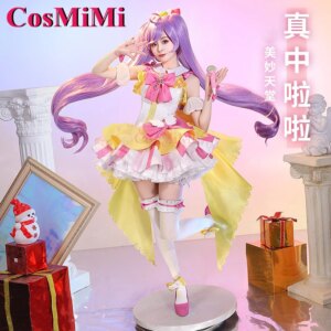 CosMiMi Anime Pripara Manaka Laala Cosplay Costume Gorgrous Elegant Sweet Dress Full Set Carnival Party Role Play Clothing S-L