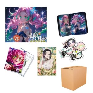 2025 Wholesales Demon Slayer Cards A6 Acrylic Colored Paper Sexy Style Waifu Trading Anime Card Doujin Toy Gifts