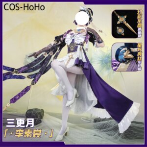 COS-HoHo Anime Honkai Impact 3rd Li SuShang Game Suit Gorgeous Dress Uniform Cosplay Costume Halloween Party Role Play Outfit
