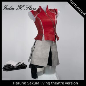 Irelia H Store Haruno Sakura Cosplay Costume for women Anime Cosplays Custom made size the living theatre version