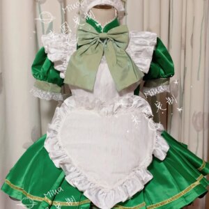 COS-KiKi [Customized] Anime Tokyo Mew Mew Akira Mizuki Maid Dress Cosplay Costume Lovely Uniform Halloween Party Outfit Women