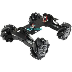 4WD Mecanum Wheel Chassis Shock Absorption Omnidirectional Suspension Mobile Car for Arduino Robot DIY Kit Programmable Robot