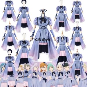 Love Live Superstar Liella 4th Jump Into the New World Shibuya Kanon Tang Keke Arashi Chisato Outfits Anime Cosplay Costumes