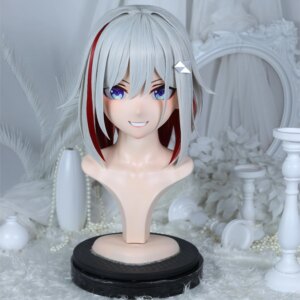 Customize Character Female/Girl Resin Kig Full Head With Lock Anime Cosplay Japanese Anime Kigurumi Mask
