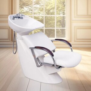 Modern Reclining Hair Salon Washing Basin Bowl /Sink Saloon Shampoo Chair and Bowl