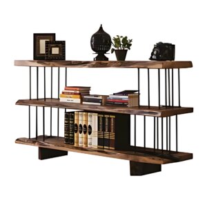 Contemporary Design: The Walnut and Metal Bookshelf