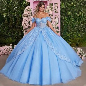 Customized Delicate Ball Gown Quinceanera Dress for Girl Glitter Off the Shoulder Applique Sweetheart Robe Quinceanera Rouge