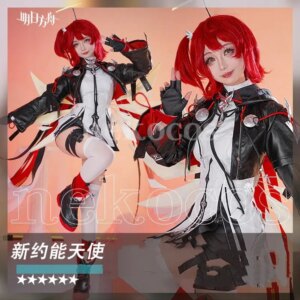 COSMART Arknights Exusiai Cosplay Costume Cos Game Anime Party Uniform Hallowen Play Role Clothes Clothing Women